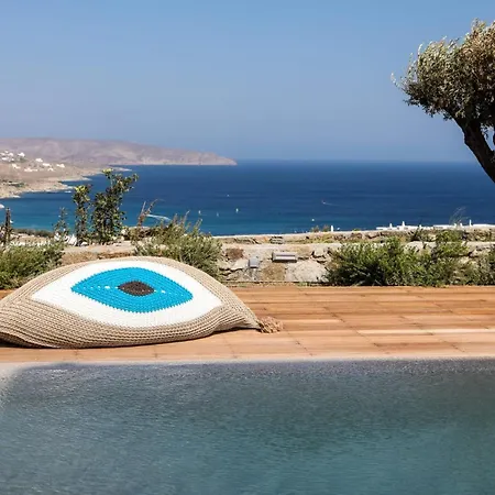 Exquisite Mykonos | Belvedere | 5 Bedrooms | Private Pool With Stunning Sea Views | Outdoor Lounge & Dining Area | Bbq | Villa Kalafatis