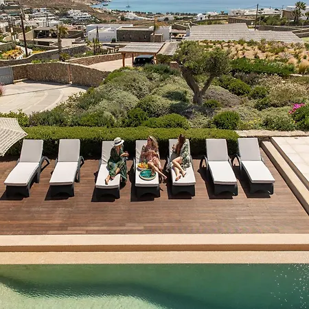 Villa Exquisite Mykonos | Belvedere | 5 Bedrooms | Private Pool With Stunning Sea Views | Outdoor Lounge & Dining Area | Bbq |