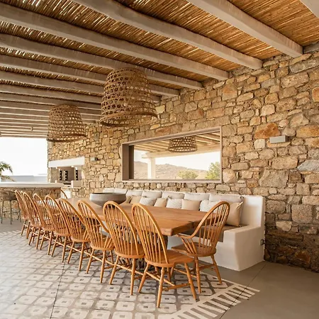 Exquisite Mykonos | Belvedere | 5 Bedrooms | Private Pool With Stunning Sea Views | Outdoor Lounge & Dining Area | Bbq | Kalafatis