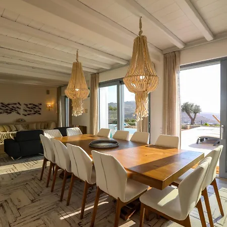 Exquisite Mykonos | Belvedere | 5 Bedrooms | Private Pool With Stunning Sea Views | Outdoor Lounge & Dining Area | Bbq | * Kalafatis