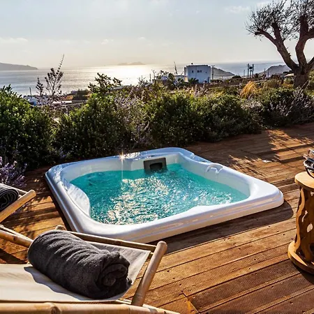 Villa Exquisite Mykonos | Belvedere | 5 Bedrooms | Private Pool With Stunning Sea Views | Outdoor Lounge & Dining Area | Bbq | *