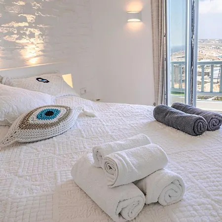 Villa Exquisite Mykonos | Belvedere | 5 Bedrooms | Private Pool With Stunning Sea Views | Outdoor Lounge & Dining Area | Bbq | Kalafatis