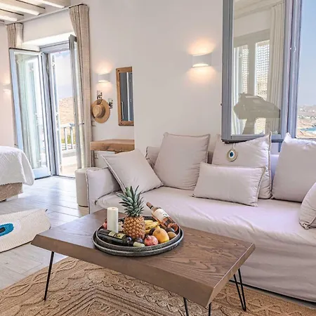 Exquisite Mykonos | Belvedere | 5 Bedrooms | Private Pool With Stunning Sea Views | Outdoor Lounge & Dining Area | Bbq | *
