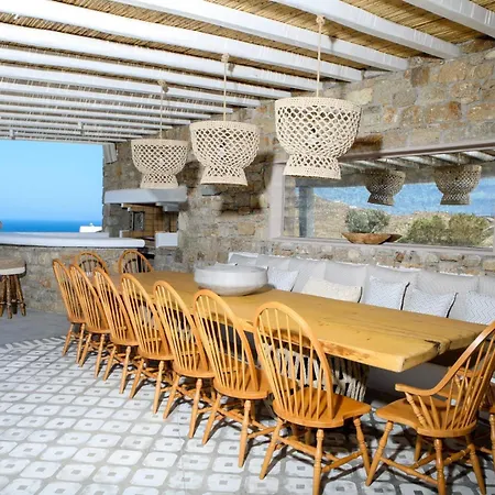 Villa Exquisite Mykonos | Belvedere | 5 Bedrooms | Private Pool With Stunning Sea Views | Outdoor Lounge & Dining Area | Bbq | *