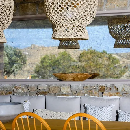 Villa Exquisite Mykonos | Belvedere | 5 Bedrooms | Private Pool With Stunning Sea Views | Outdoor Lounge & Dining Area | Bbq | Kalafatis