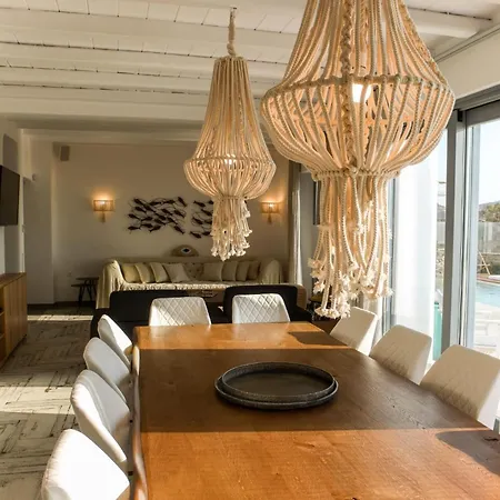 Exquisite Mykonos | Belvedere | 5 Bedrooms | Private Pool With Stunning Sea Views | Outdoor Lounge & Dining Area | Bbq | Kalafatis