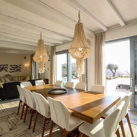 Exquisite Mykonos | Belvedere | 5 Bedrooms | Private Pool With Stunning Sea Views | Outdoor Lounge & Dining Area | Bbq | Villa *