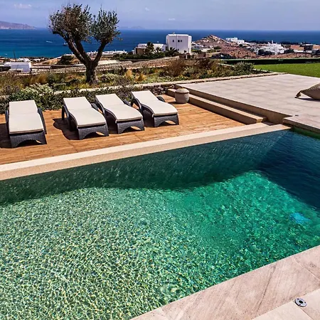 Exquisite Mykonos | Belvedere | 5 Bedrooms | Private Pool With Stunning Sea Views | Outdoor Lounge & Dining Area | Bbq | Kalafatis