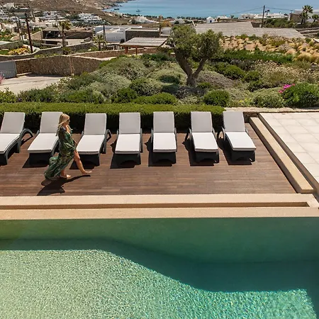 Exquisite Mykonos | Belvedere | 5 Bedrooms | Private Pool With Stunning Sea Views | Outdoor Lounge & Dining Area | Bbq |